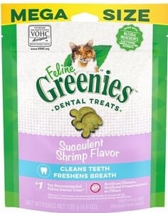 Greenies Feline Shrimp Dental Cat Treats - 4.6 oz  