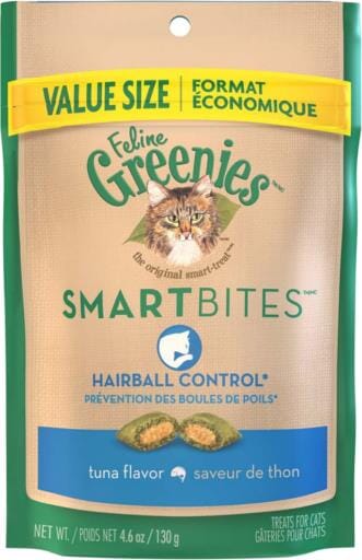 Greenies Feline SmartBites Indoor Healthy Tuna Dental Cat Treats - 4.6 oz  