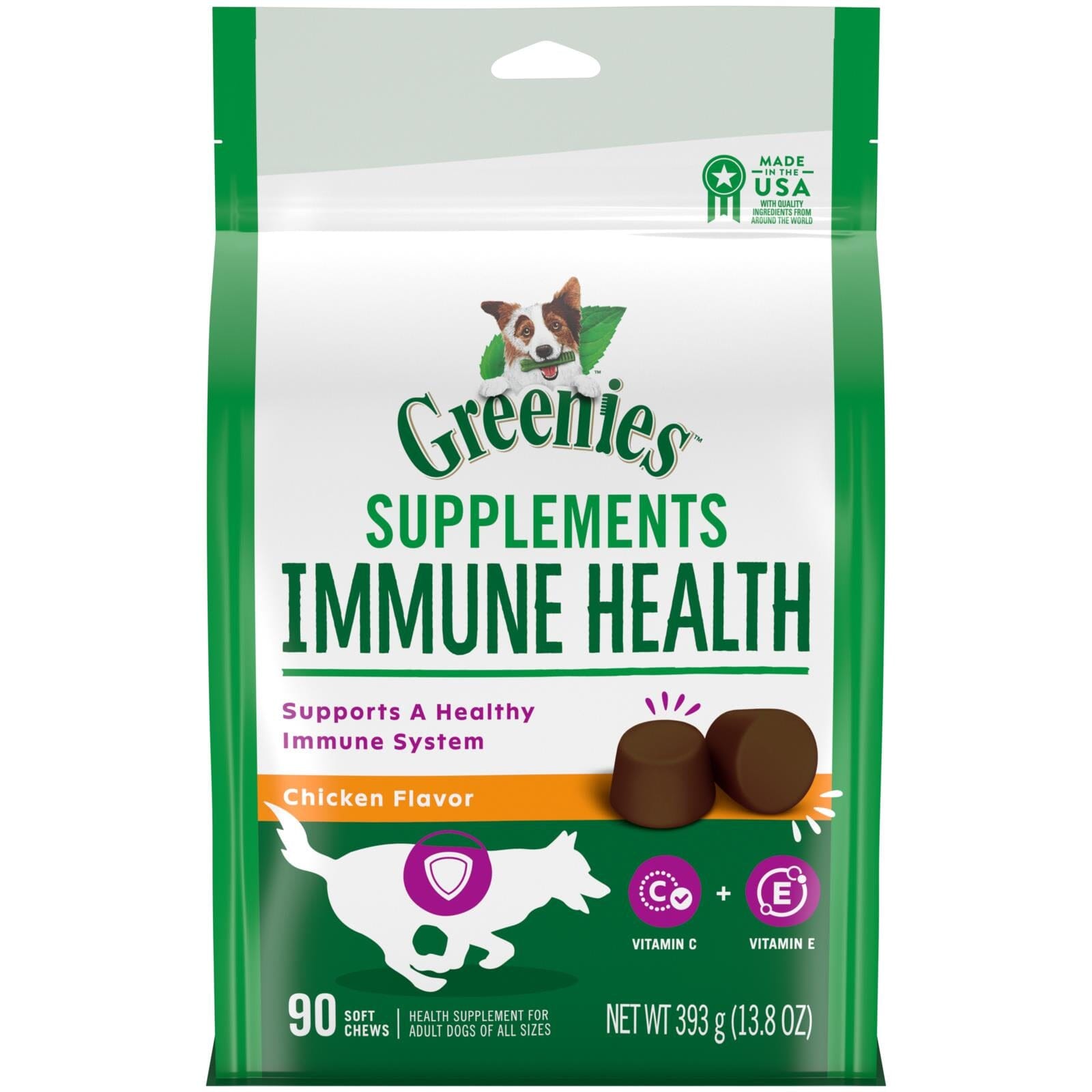 Greenies Immune Health Supplement for Dogs - 90 Count - 13.8 oz  