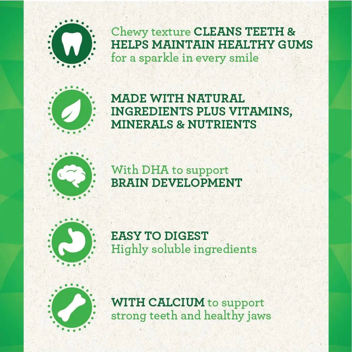 Greenies Original Chicken Dental Dog Treats for Puppies 6+ Months 25-50 Lbs - Regular