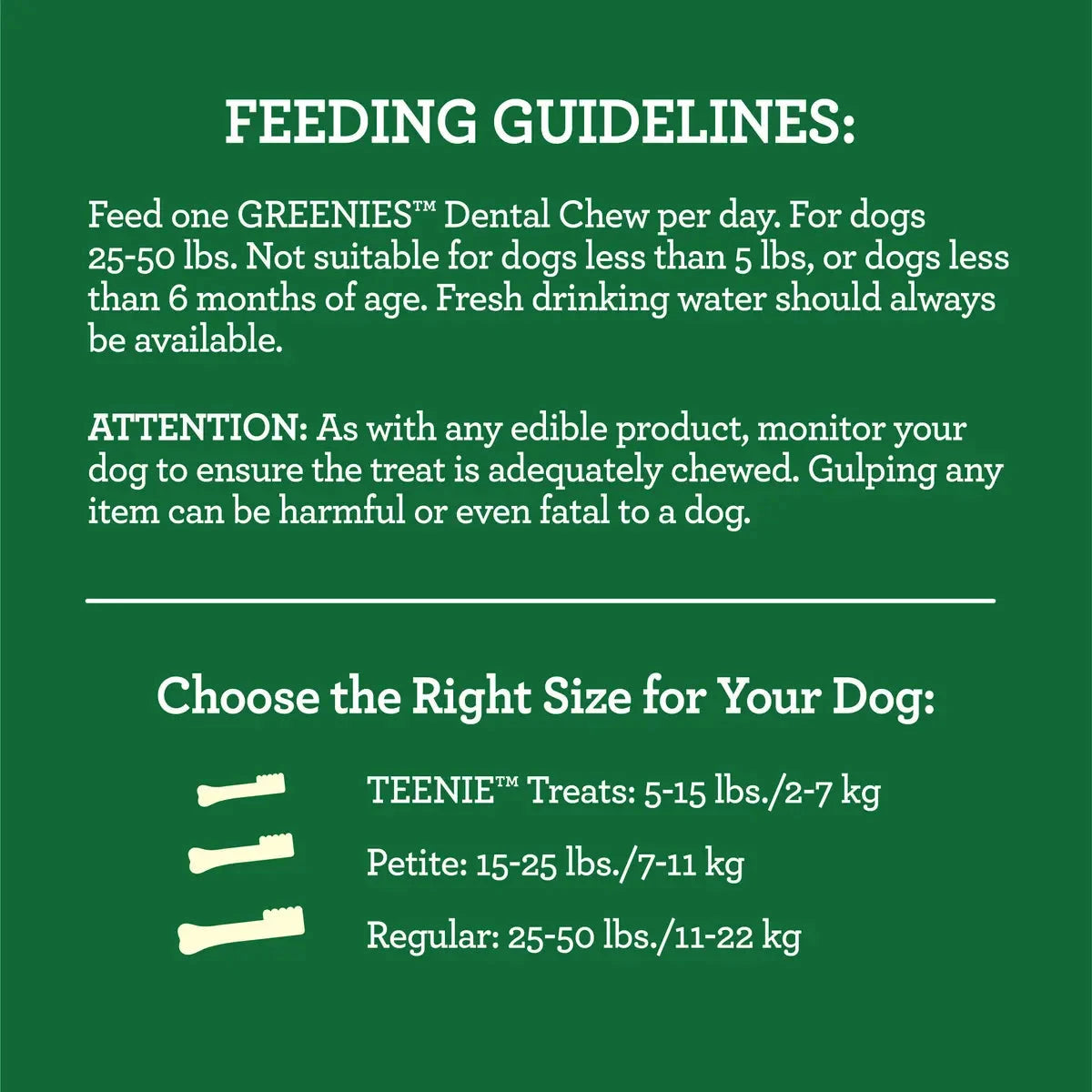 Greenies Original Chicken Dental Dog Treats for Puppies 6+ Months 25-50 Lbs - Regular