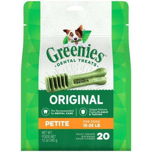 Greenies Petite Treat Pack Dental Dog Treats - 12 oz - 20 Count  