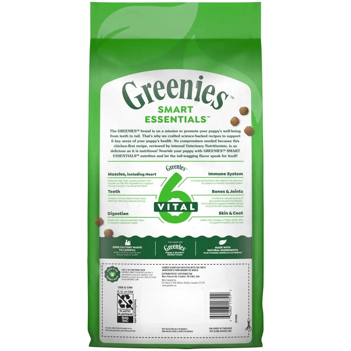 Greenies Smart Essentials High-Protein Chicken and Brown Rice Puppy Formula Dry Dog Food - 5.5 Lbs