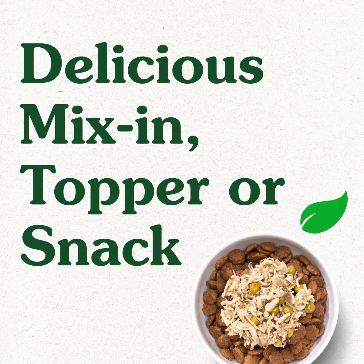 Greenies Smart Topper Wet Mix-In Chicken Peas Apple and Brown Rice Wet Dog Food Topper Trays - 2 Oz - 10 Pack