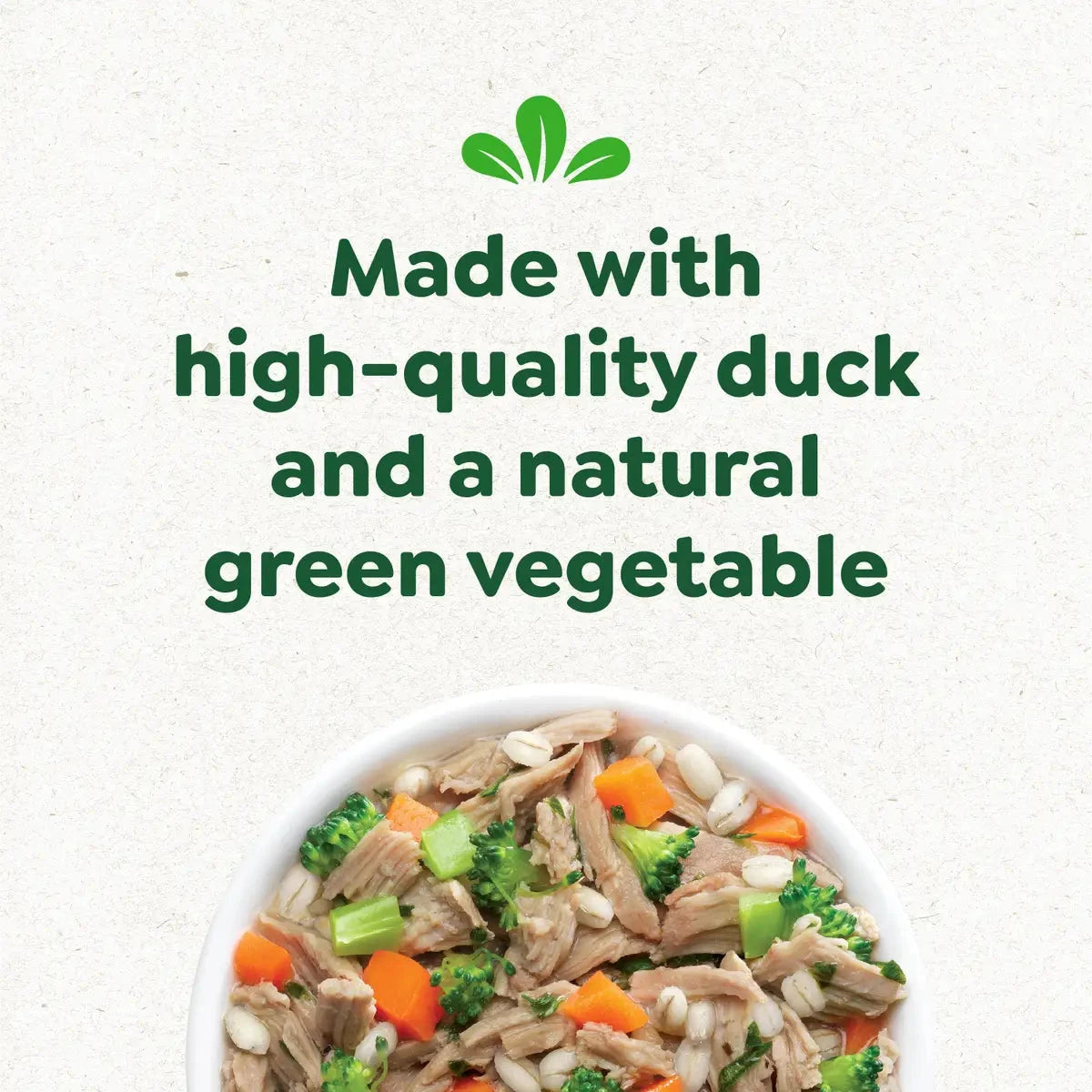 Greenies Smart Topper Wet Mix-In Duck Broccoli Carrots and Barley Dog Food Topper Trays - 2 Oz - Case of 10