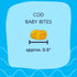Gunnis Pet Grain-Free Cod Baby Bites Natural Air-Dried Dog Treats - 2.5 Oz