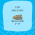 Gunnis Pet Grain-Free Cod Fish Skin Chips Natural Air-Dried Dog Treats  - 9 Oz