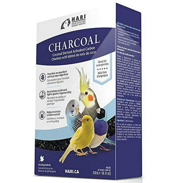 Hagen Hari Coconut Derived Charcoal Digestion and Toxin Bird Supplement - 8.11 Oz Default Title