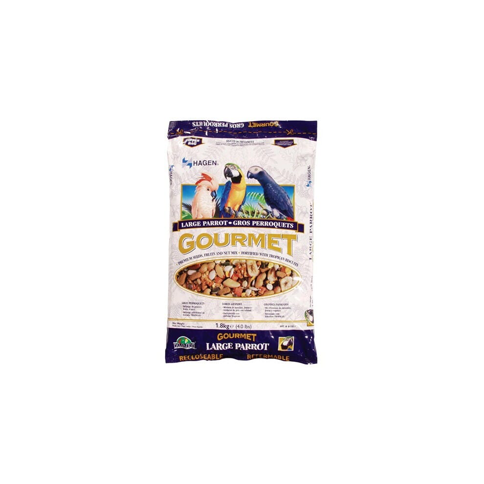 Hagen Hari Gourmet Premium Blend for Large Parrots Bird Food 4 Pounds