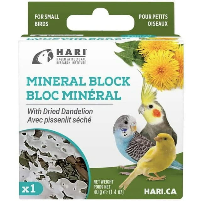 Hagen Hari Mineral Block Dried Dandelion Calcium Supplement Bird Treat - 1.4 Oz Default Title