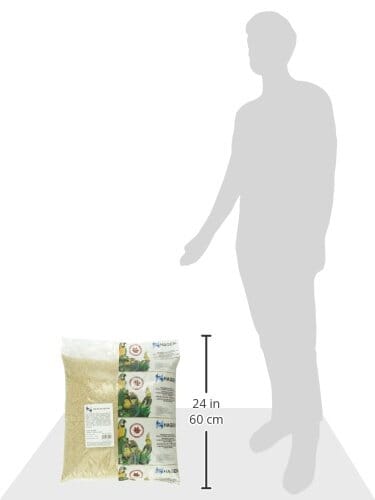 Hagen Hari Parakeet and Budgie Staple Vitamin Seed Mix Premium Blend Bird Food