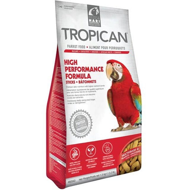 Hagen Hari Tropican High-Performance Vitamin Sticks Peanuts and Sunflower Parrot Bird Food 3.3 Pounds