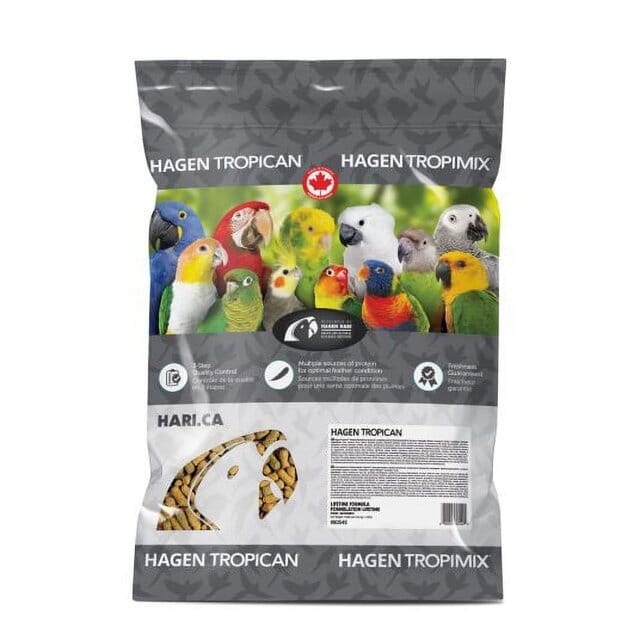 Hagen Hari Tropican Lifetime Formula Maintenance Sticks Peanuts and Sunflower Parrot Bird Food 8 Pounds