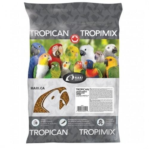 Hagen Hari Tropican Lifetime Formula Peanuts and Sunflower 4MM Granules Maintenance Parrot Bird Food 25 Pounds