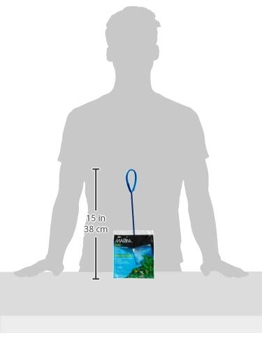 Hagen Marina 5-Inch Fine Nylon Fish Net with 10-Inch Handle - Blue