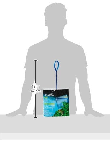 Hagen Marina 8-Inch Fine Nylon Fish Net with 12-Inch Handle - Blue