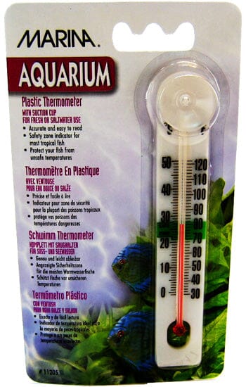 Hagen Marina Plastic Aquarium Thermometer with Suction Cup Default Title