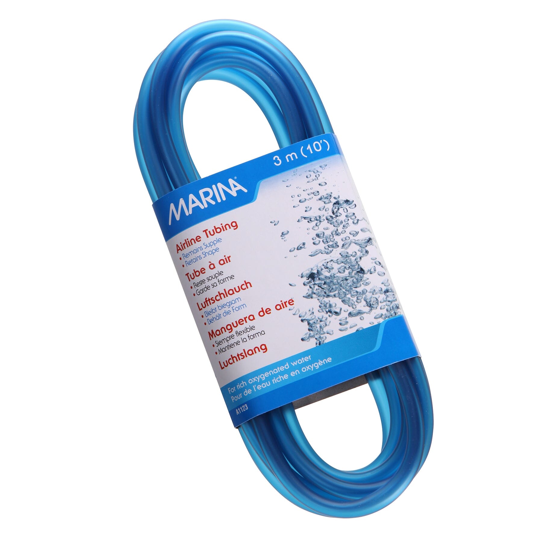 Hagen Marina Soft Airline Aquarium Tubing - Blue 10 Feet
