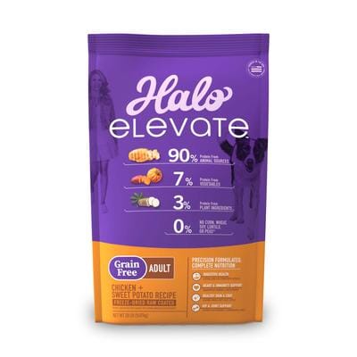 Halo Pets Elevate Grain-Free Chicken Dry Dog Food - 20 Lbs