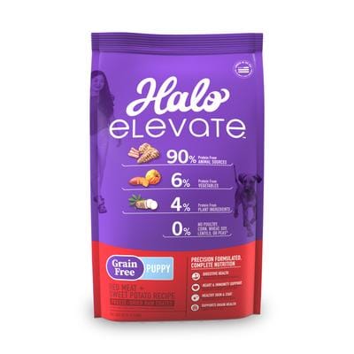 Halo Pets Elevate Grain-Free Red Meat Recipe Puppy Dry Dog Food - 10 Lbs