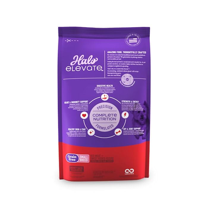 Halo Pets Elevate Grain-Free Red Meat Recipe Small-Breed Dry Dog Food - 3.5 Lbs  