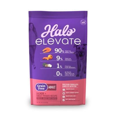 Halo Pets Elevate Grain-Free Salmon Recipe Dry Dog Food - 20 Lbs