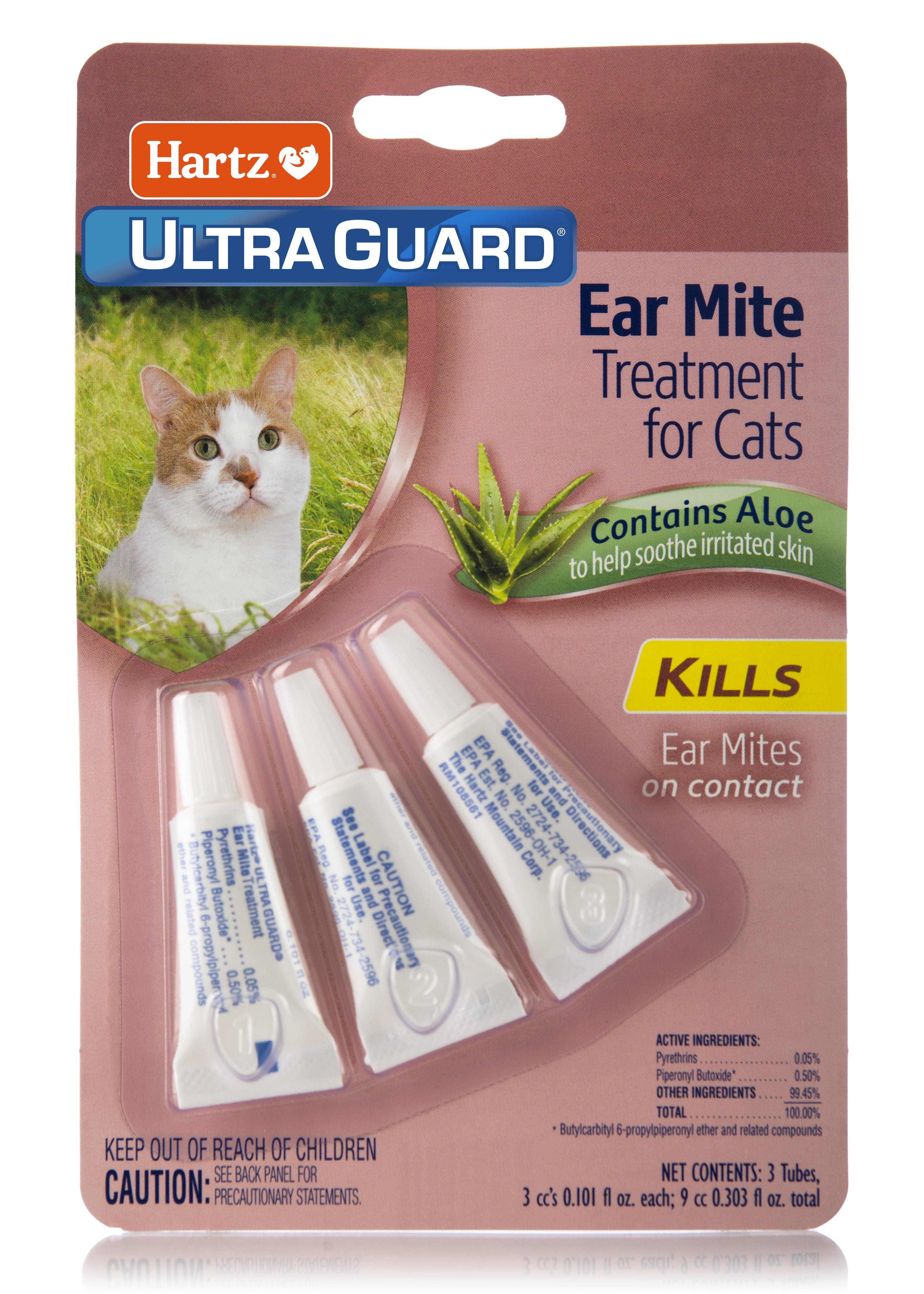 Hartz Mountain Ultra Guard Cat Earmite Treatment - 3 count