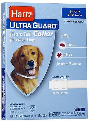 Hartz Mountain Ultra Guard Flea and Tick Collar for Dogs - Large