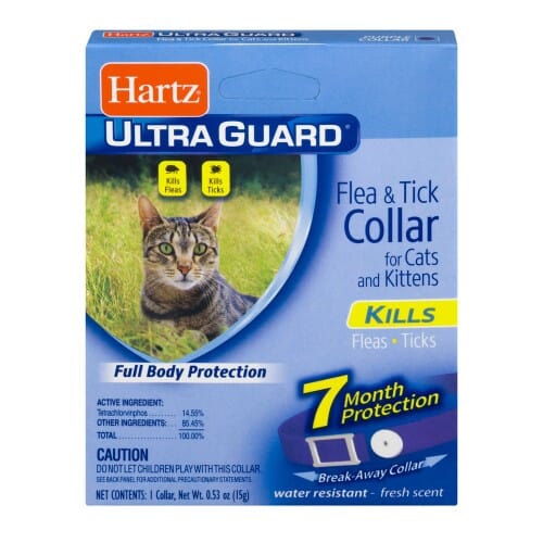 Hartz Mountain Ultra Guard Flea and Tick Purple Cat Collar