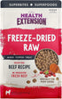 Health Extension Beef Freeze-Dried Raw Meal Mixer Topper or Dog Treats