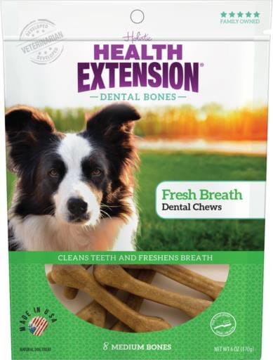 Health Extension Dental Bones Fresh Breath Dog Treat  