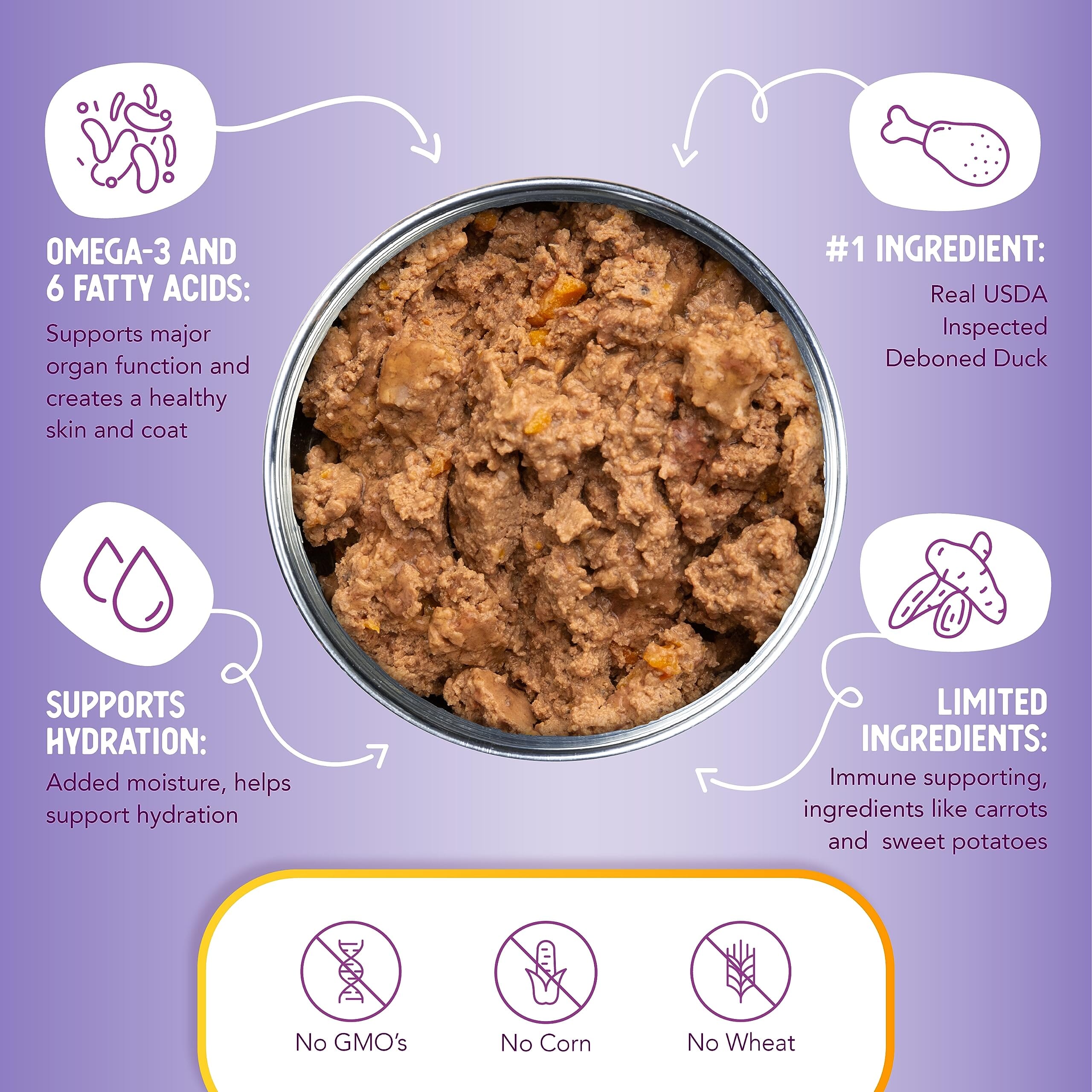 Health Extension Duck Entrée Canned Dog Food - 12.5 Oz - Case of 12  