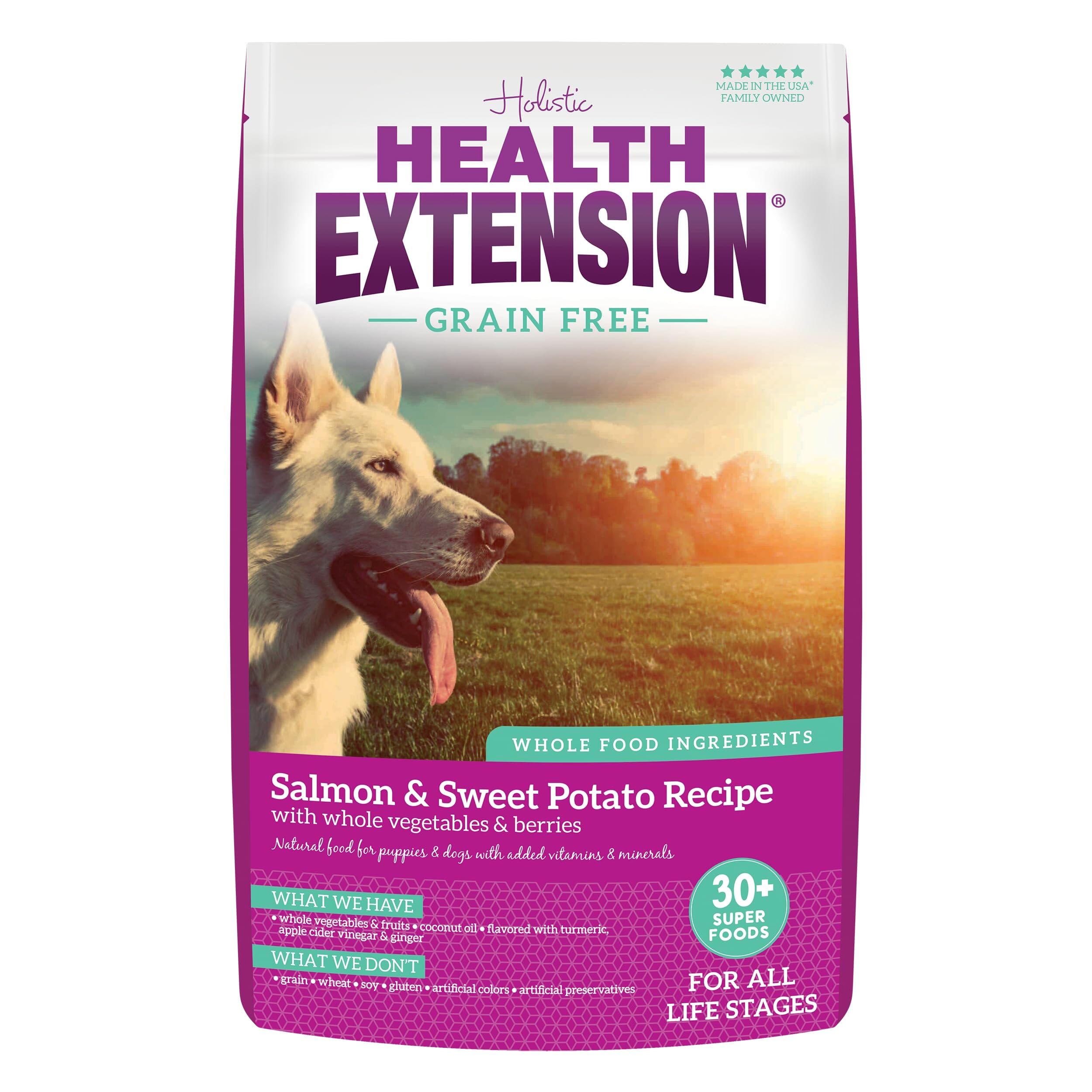 Health Extension Grain Free Salmon Recipe Dry Dog Food  