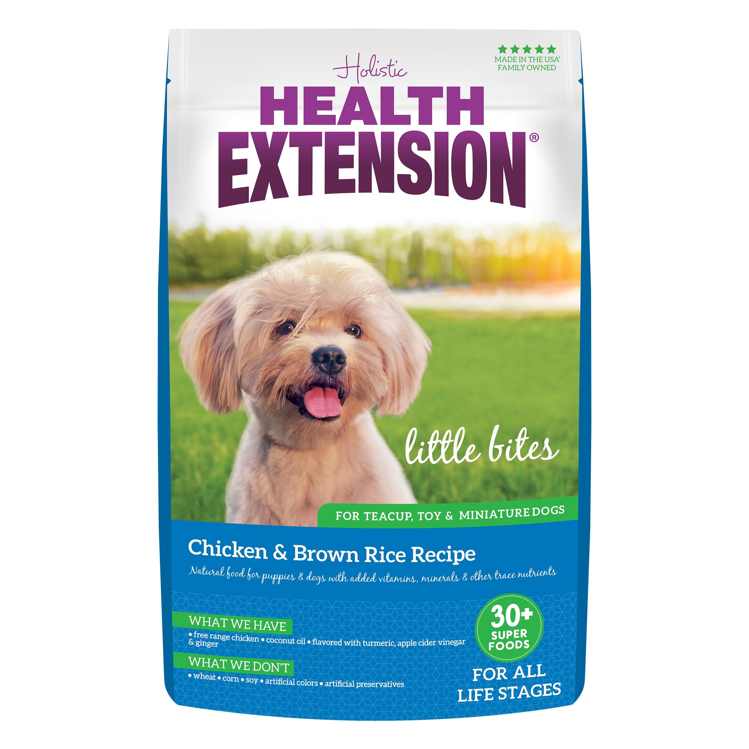 Health Extension Little Bites Chicken and Brown Rice Dry Dog Food  