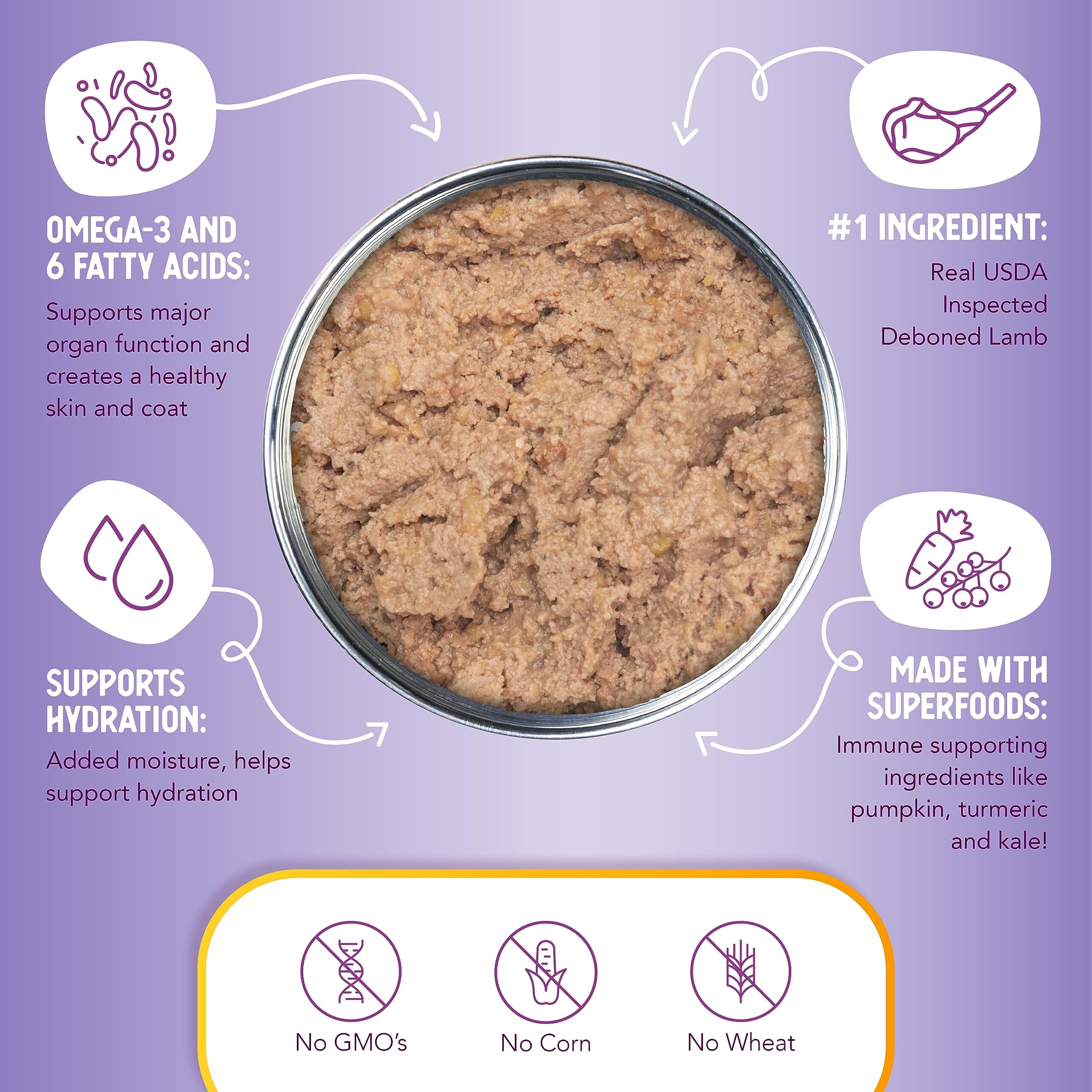 Health Extension Mediterranean Roast Lamb Recipe Canned Dog Food - 12.5 Oz - Case of 12  