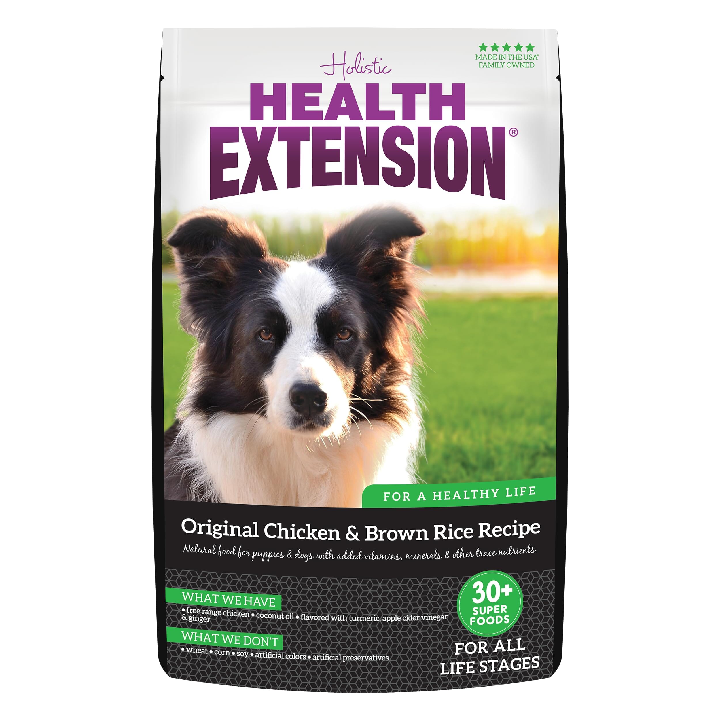 Health Extension Original Chicken and Brown Rice Dry Dog Food  