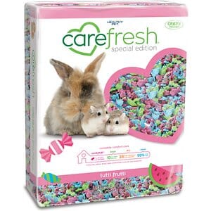 Healthy Pet Carefresh Tutti Frutti Dust-Free Natural Paper Small Animal Bedding - 50 Ltrs Default Title