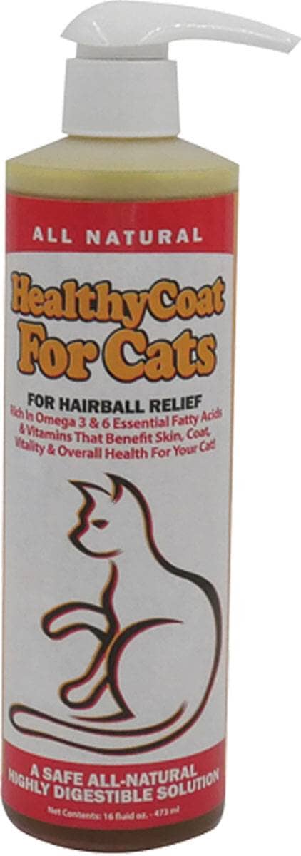 Healthycoat for Cats Natural Hairball Relief Cat Supplements - 1 Pt