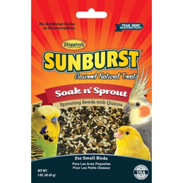 Higgins Sunburst Soak and Sprout Small Bird Treats - 3 Oz Default Title