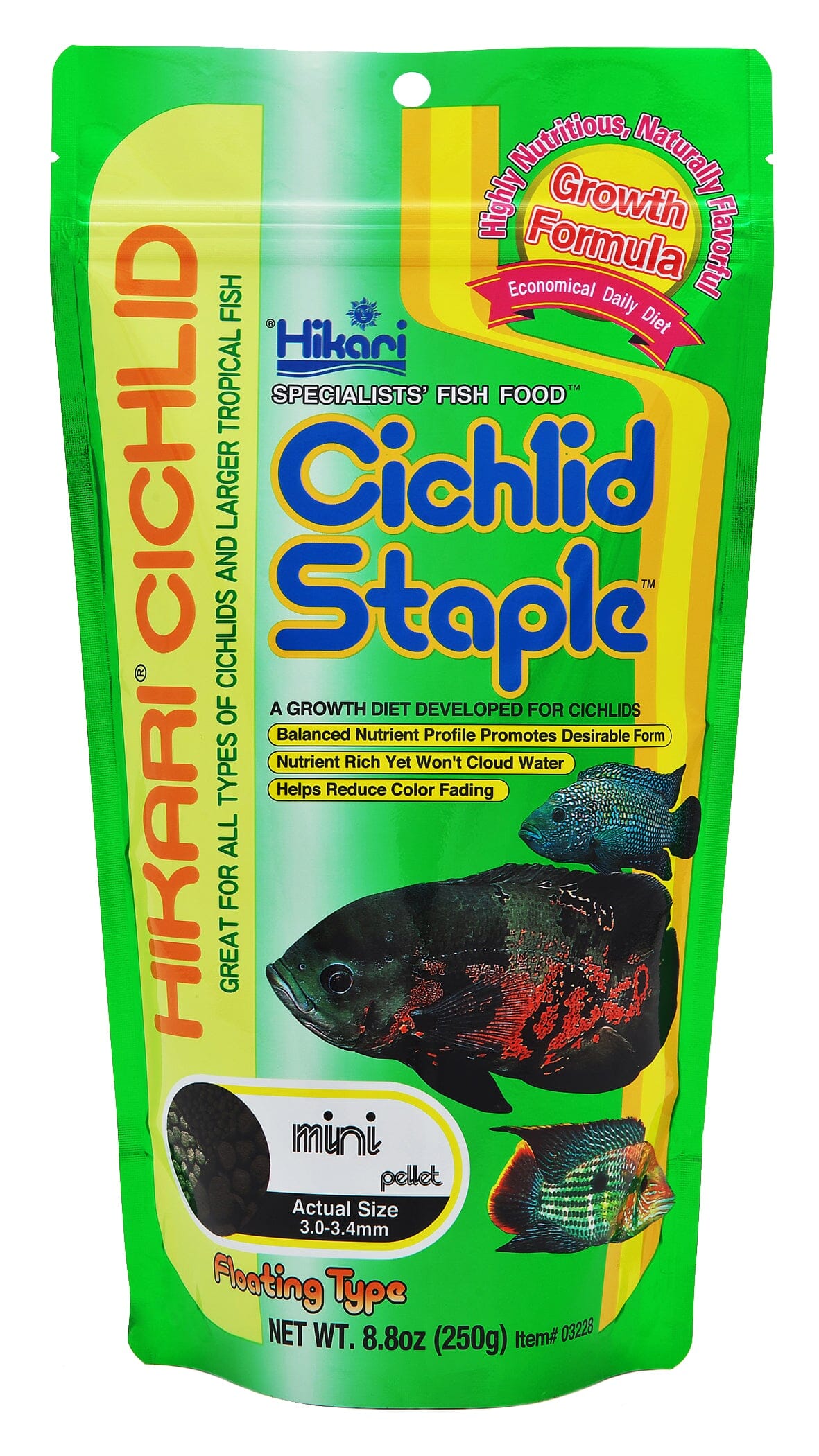 Hikari Cichlid Staple - Mini Pellets - 2 oz