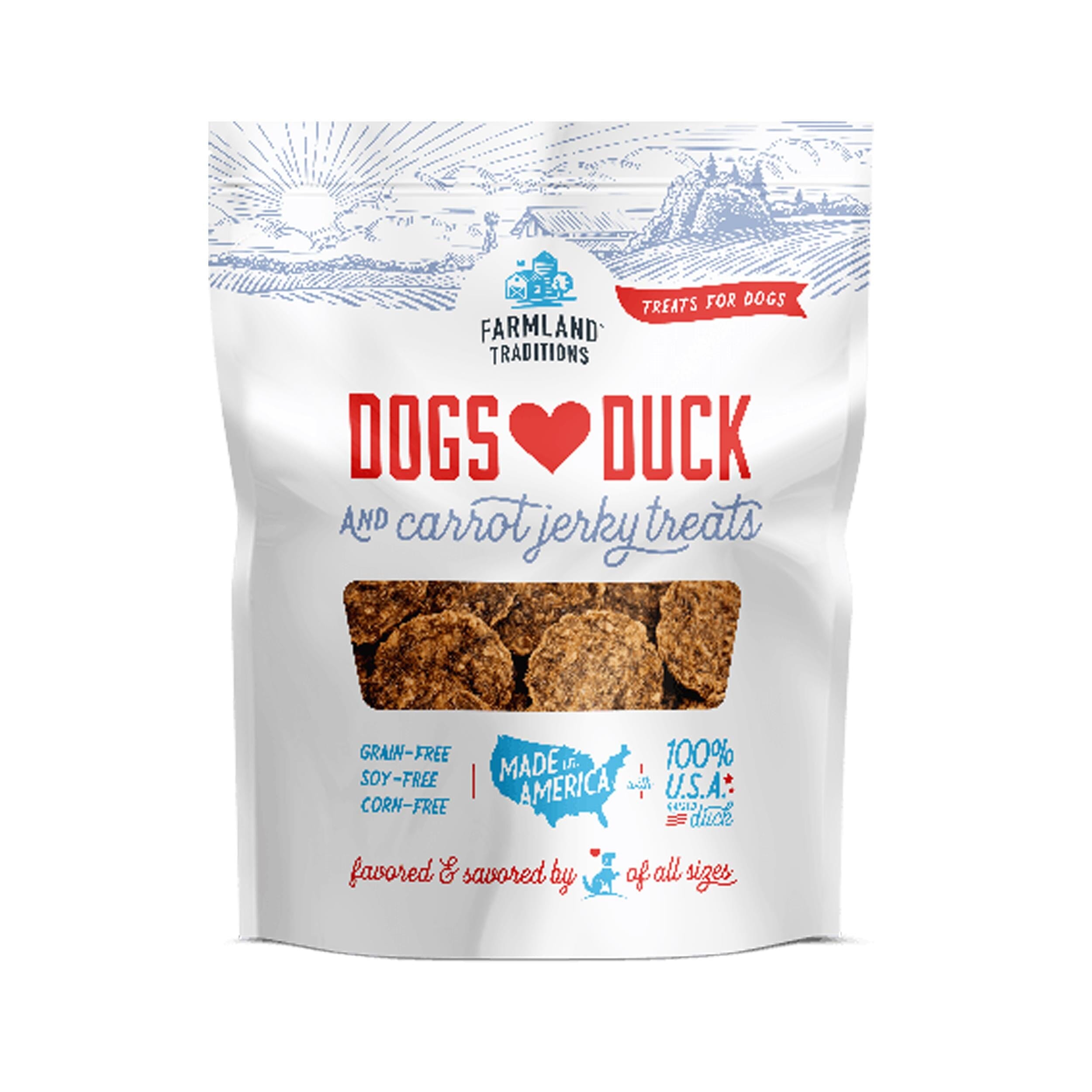 Hillside Farms Dogs Love Duck and Carrots Jerky Dog Treats - 5 Oz  