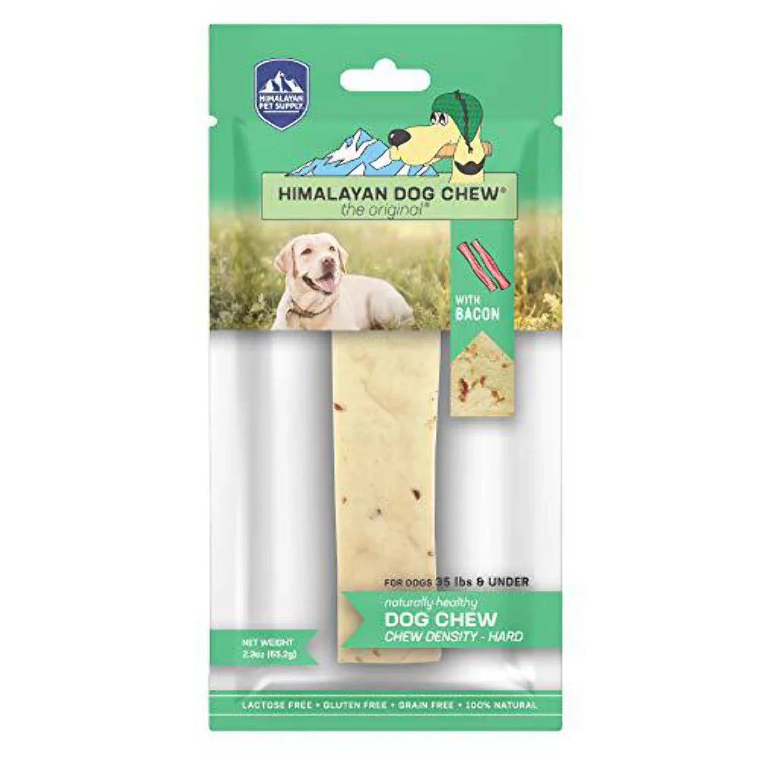 Himalayan Dog Chew Bacon Medium Natural Dog Chews - 2.3 oz Bag (for dogs 35 lbs & under)