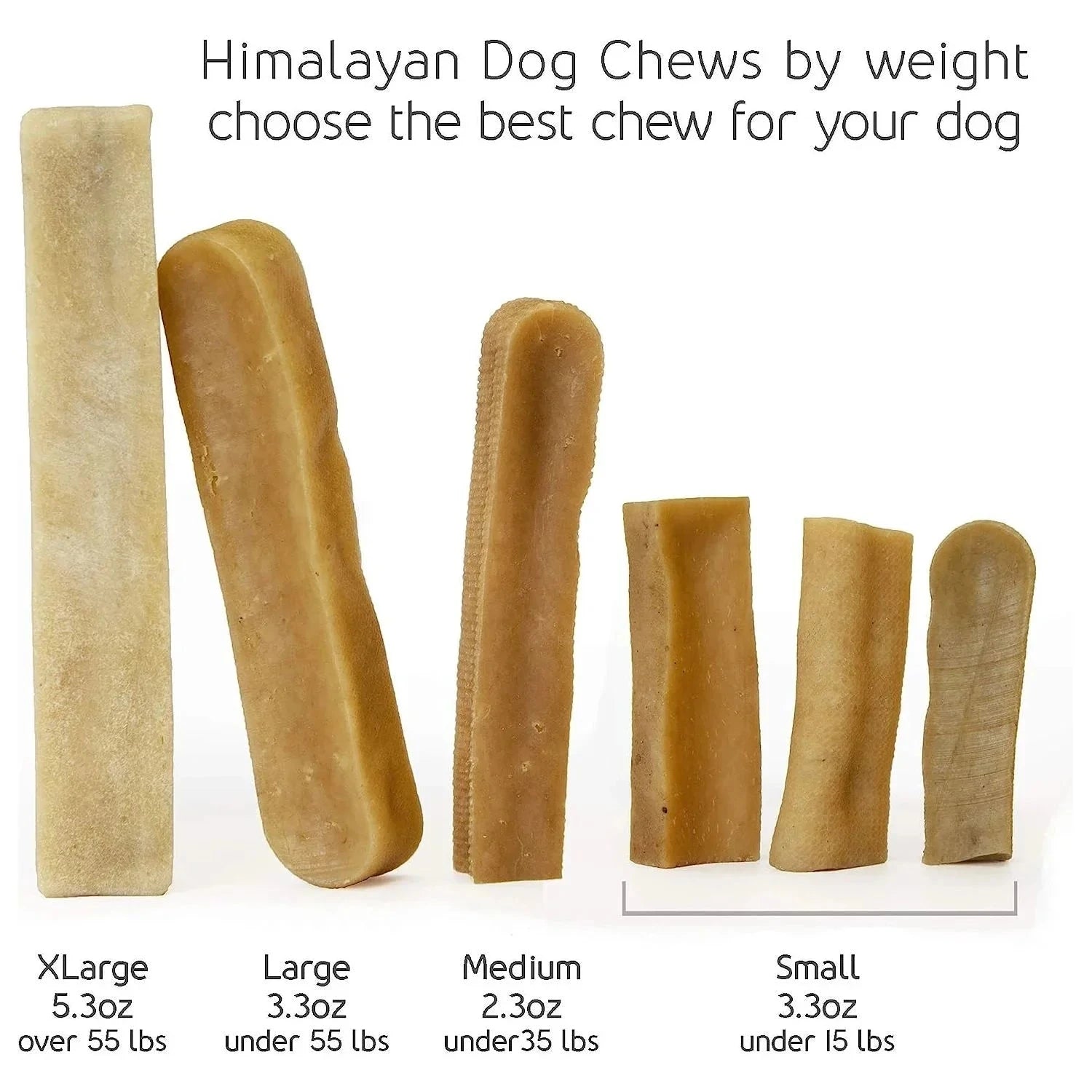 Himalayan Dog Chew Peanut Butter Medium Natural Dog Chews - 2.3 oz Bag (for dogs 35 lbs & under)