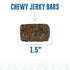 Icelandic+ Chewy Jerky Bars Salmon, Skyr & Blueberries Cat and Dog Jerky Treats - 2.5 Oz