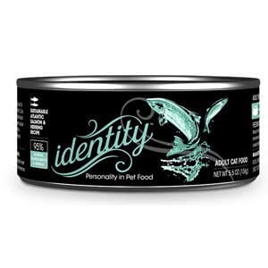 Identity 95% Wild-Caught Atlantic Salmon and Herring Canned Cat Food - 5.5 Oz - Case of 24