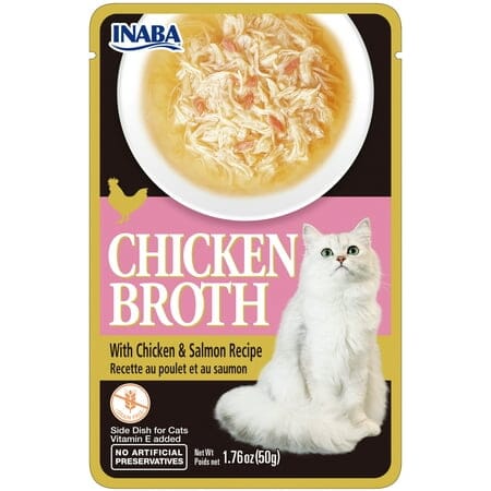 Inaba Chicken Broth with Chicken and Tuna Wet Cat Food or Topper Pouch - 1.76 Oz - 8 Pack Default Title