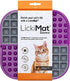 Innovative Pet Lickimat Slowmo Combo Slow Feeding Mat for Cats - Purple