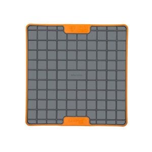 Innovative Pet Lickimat Tuff Playdate Slow Feeding Mat for Dogs - Orange