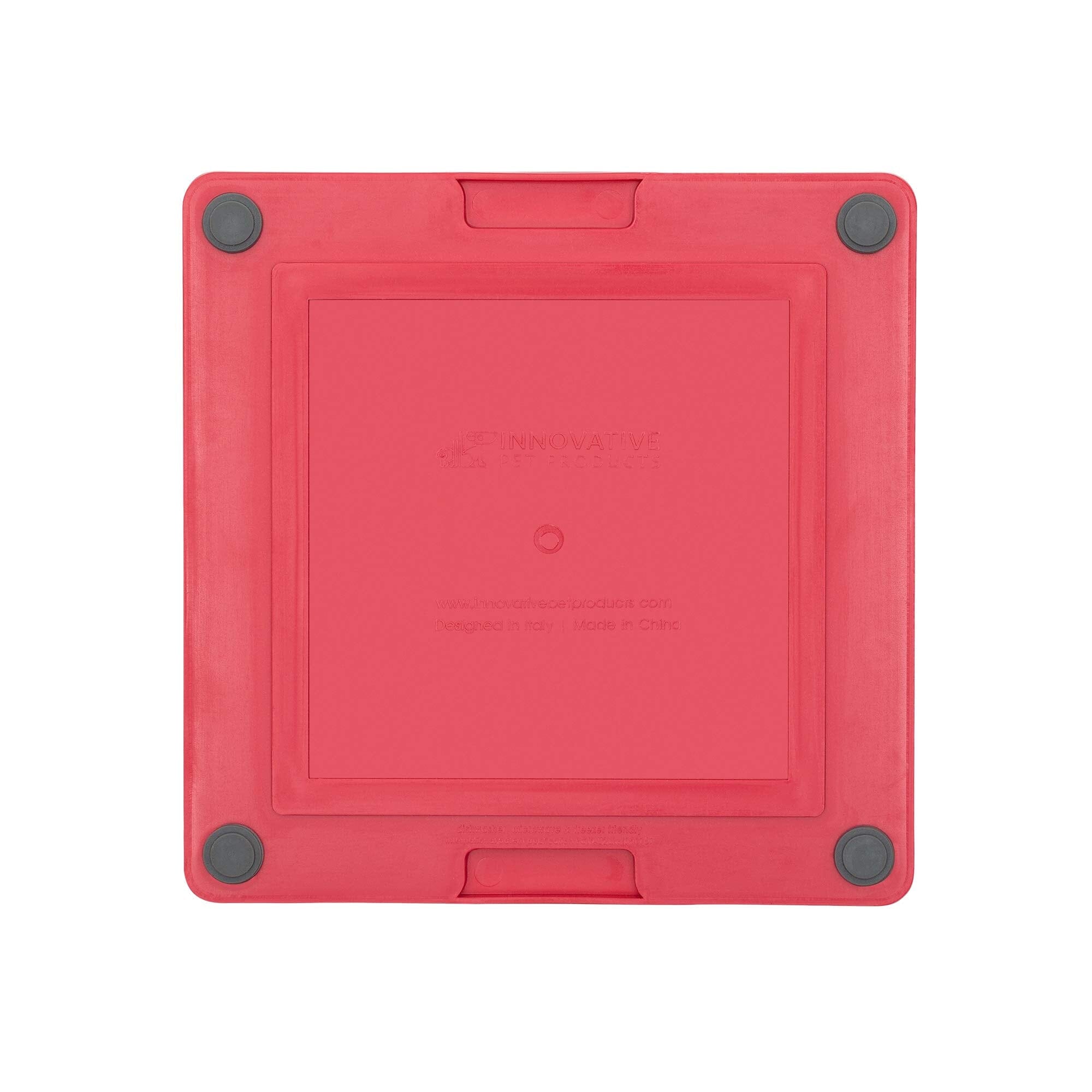 Innovative Pet Lickimat Tuff Soother Slow Feeding Mat for Dogs - Red  
