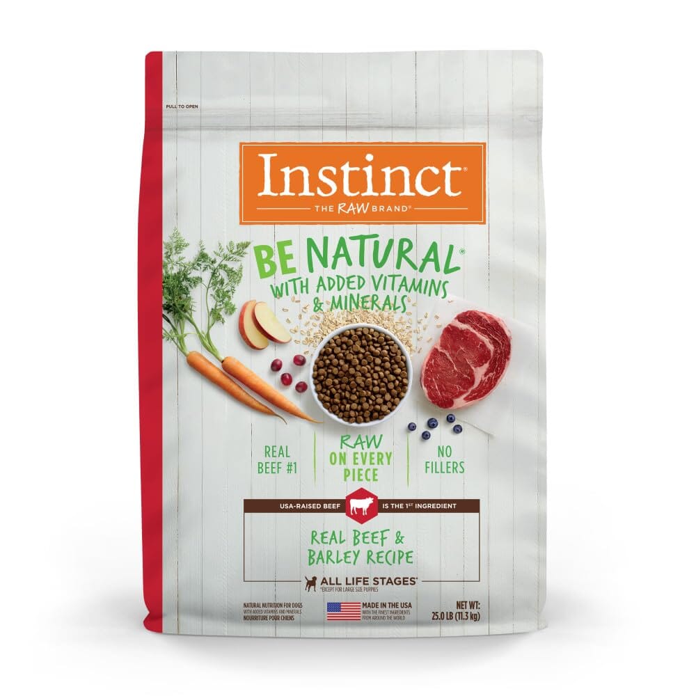 Instinct Be Natural Beef & Barley Recipe Dry Dog Food  